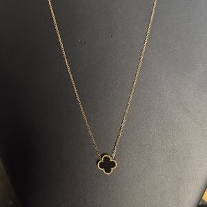 Gold Clover Pendant Necklace